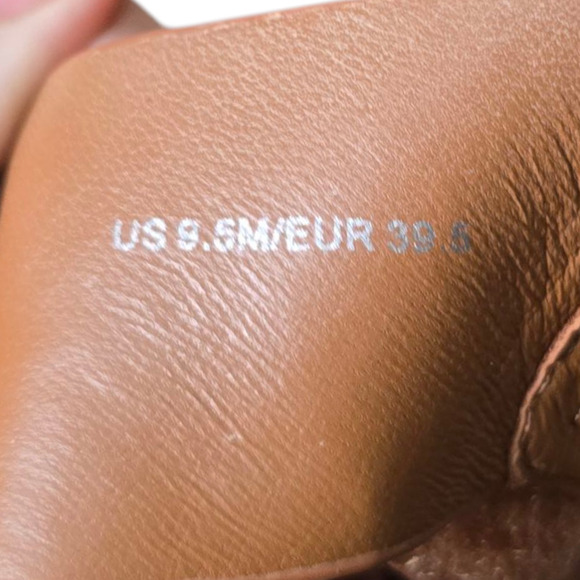 VINCE Tenison Brown Leather Sandals espadrilles size 9.5 - Picture 10 of 10